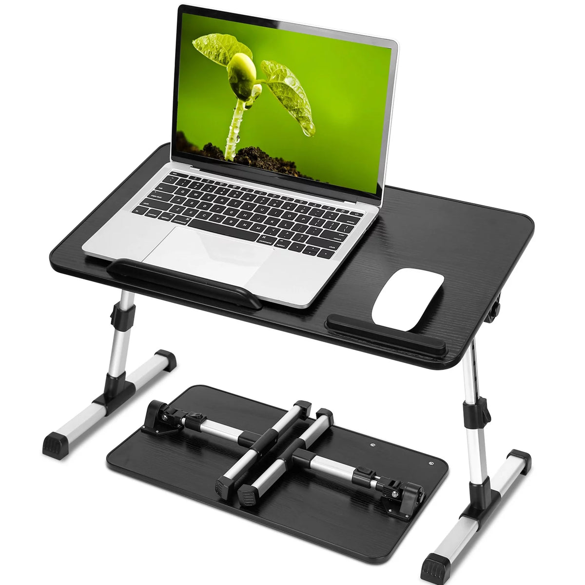 Foldable Laptop Table Stand Height Angle Adjustable Desk Tray W84067