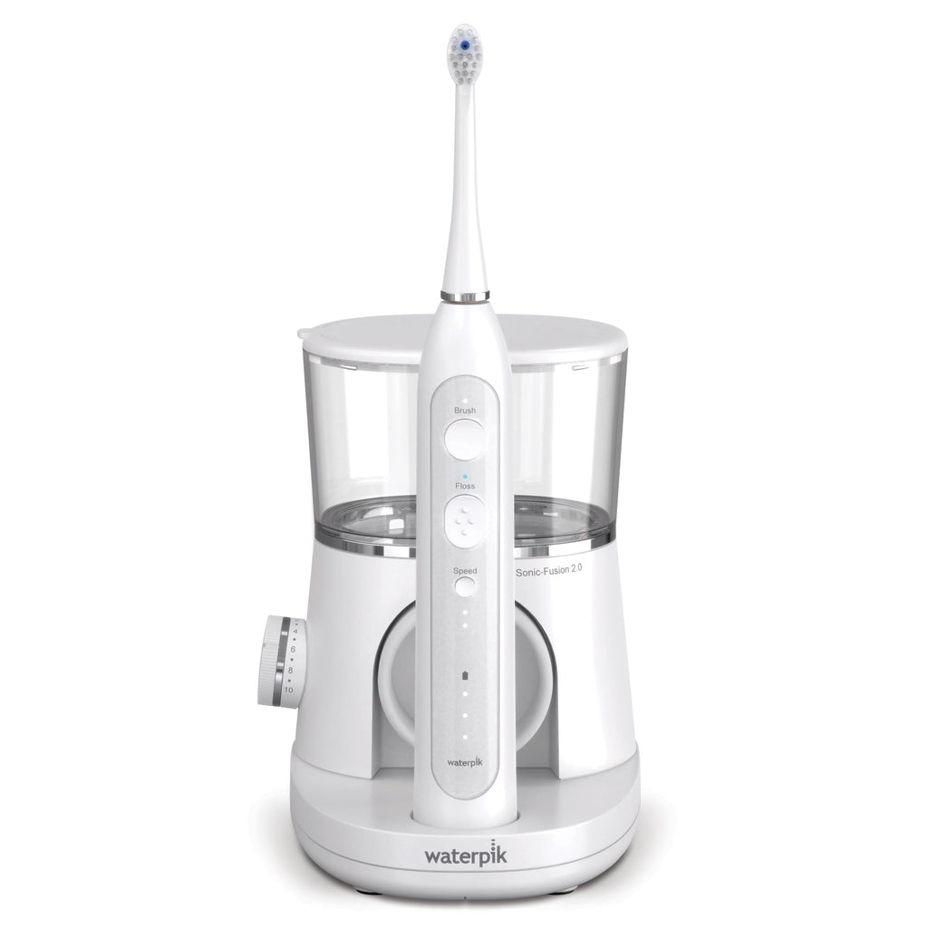 White Electric Toothbrush & Water Flosser Combo O553463