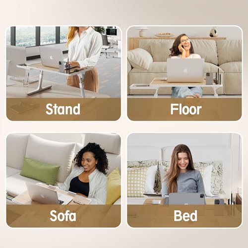 Height & Angle Adjustable Laptop Stand with Storage Drawers J7700