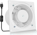 White 6 Inch Wall Mount Exhaust Fan O413