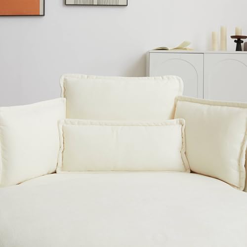 White Sherpa Fabric Swivel Barrel Chair with Storage Ottoman L199