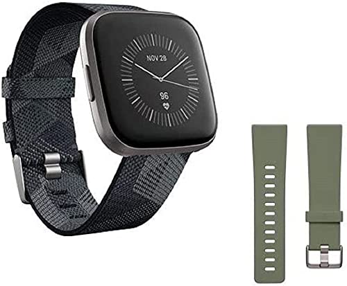 Black/Carbon Smartwatch with Heart Rate F96596