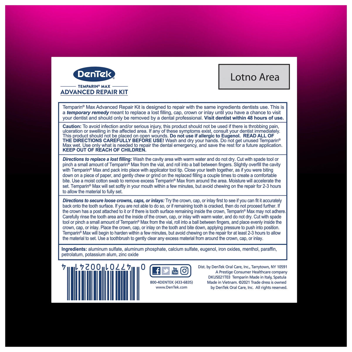13+ Repairs Dental Repair Kit V56899