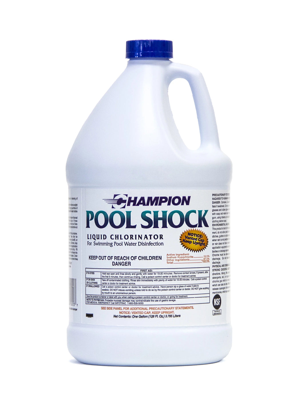 12.5% Sodium Hypochlorite Liquid Chlorine Pool Shock W7172