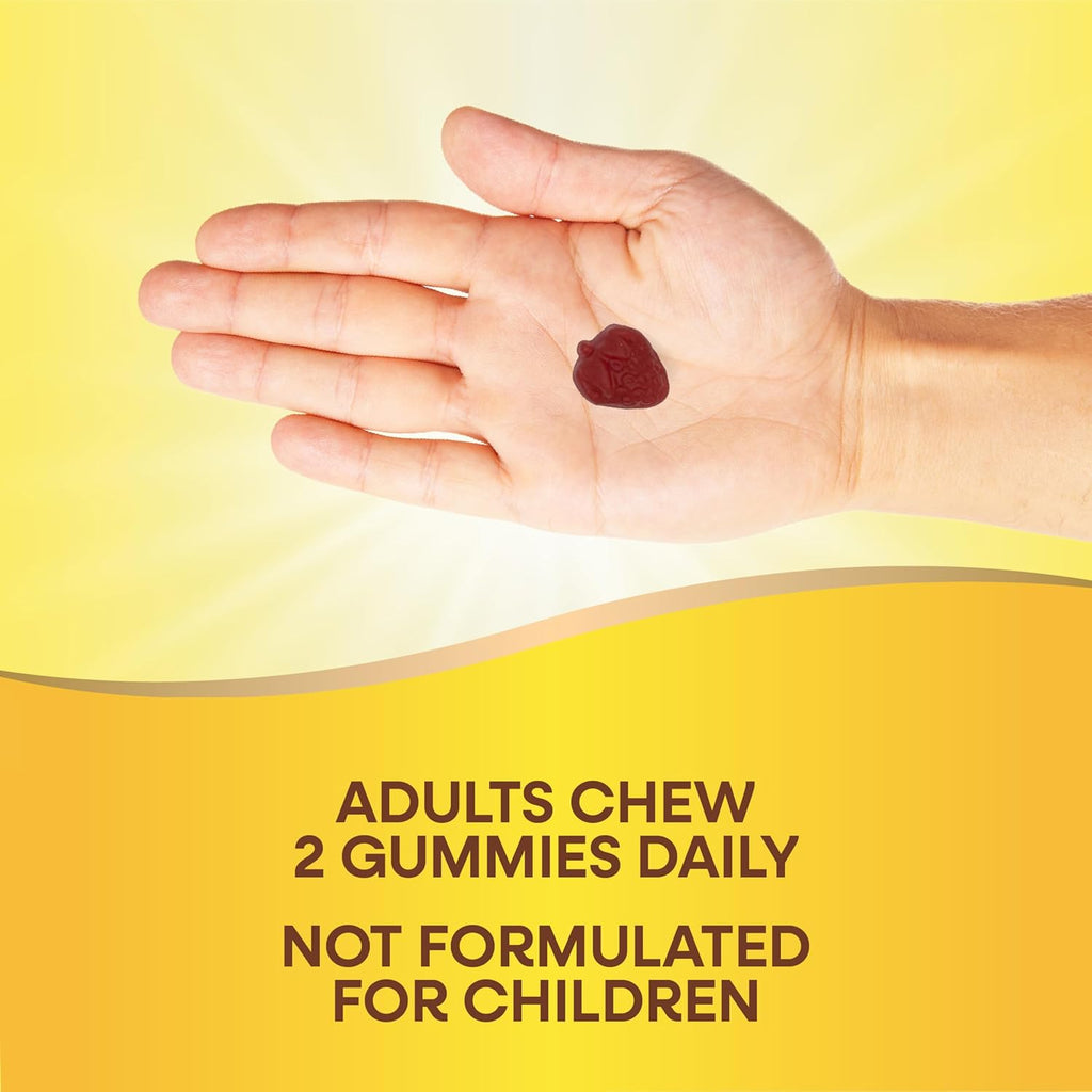 Strawberry Flavored Hair Skin & Nails Gummies, 60 Gummies X761