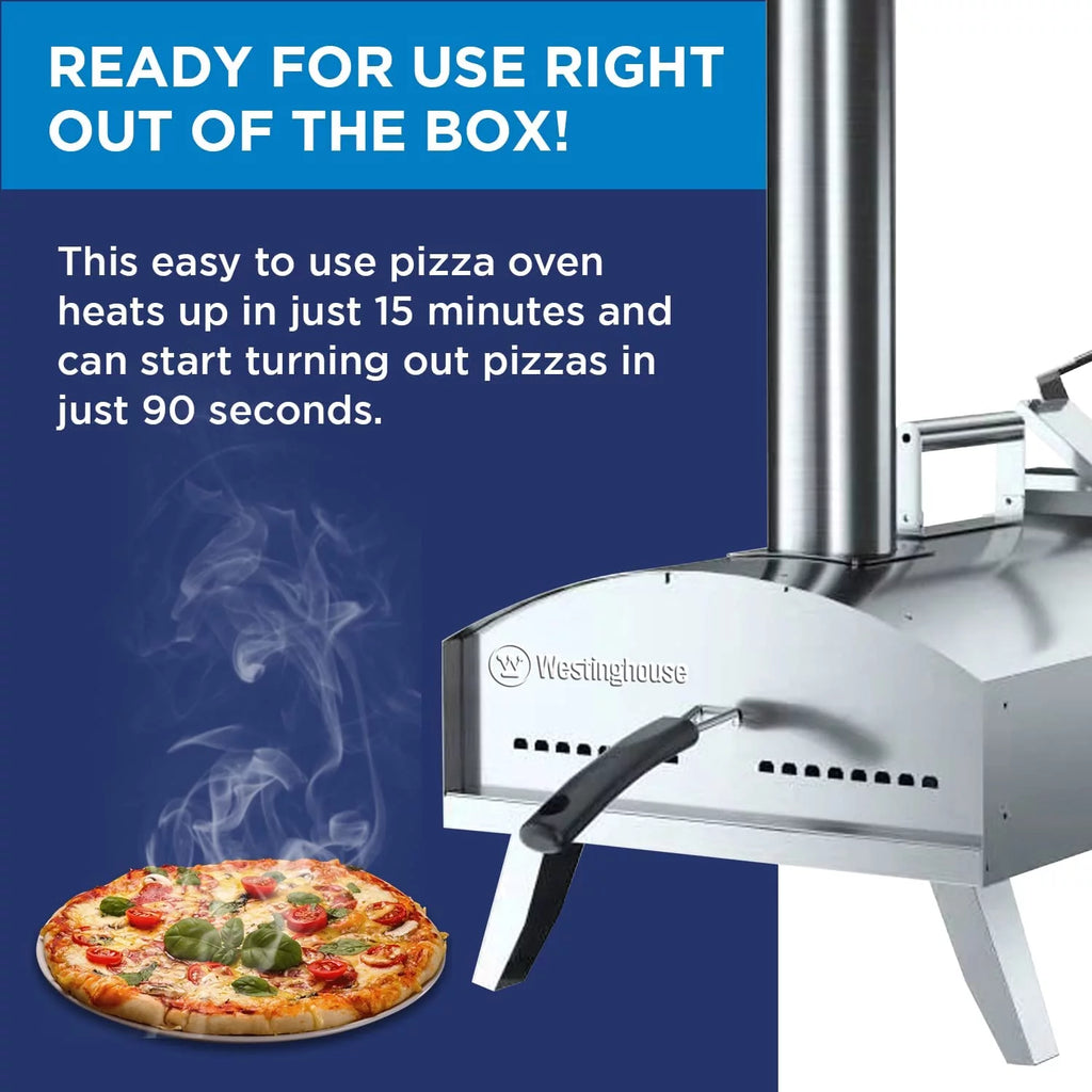 Stainless Steel Wood Pellet Outdoor Pizza Oven D320049