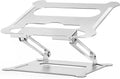 Aluminum Laptop Stand, Ergonomic Adjustable Notebook Stand, Silver N397036