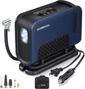 Blue Portable Tire Inflator Air Compressor with Digital Pressure Gauge M94432