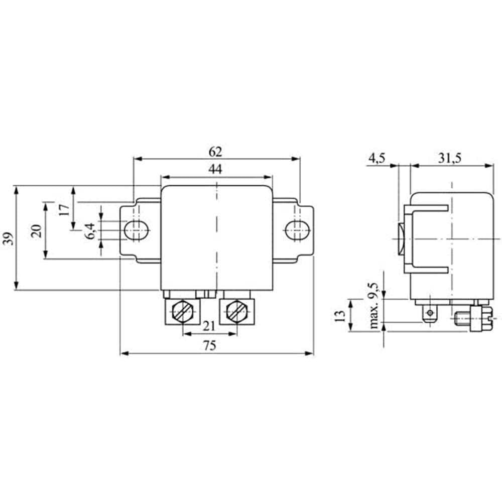 Normal Open Power Relay J205