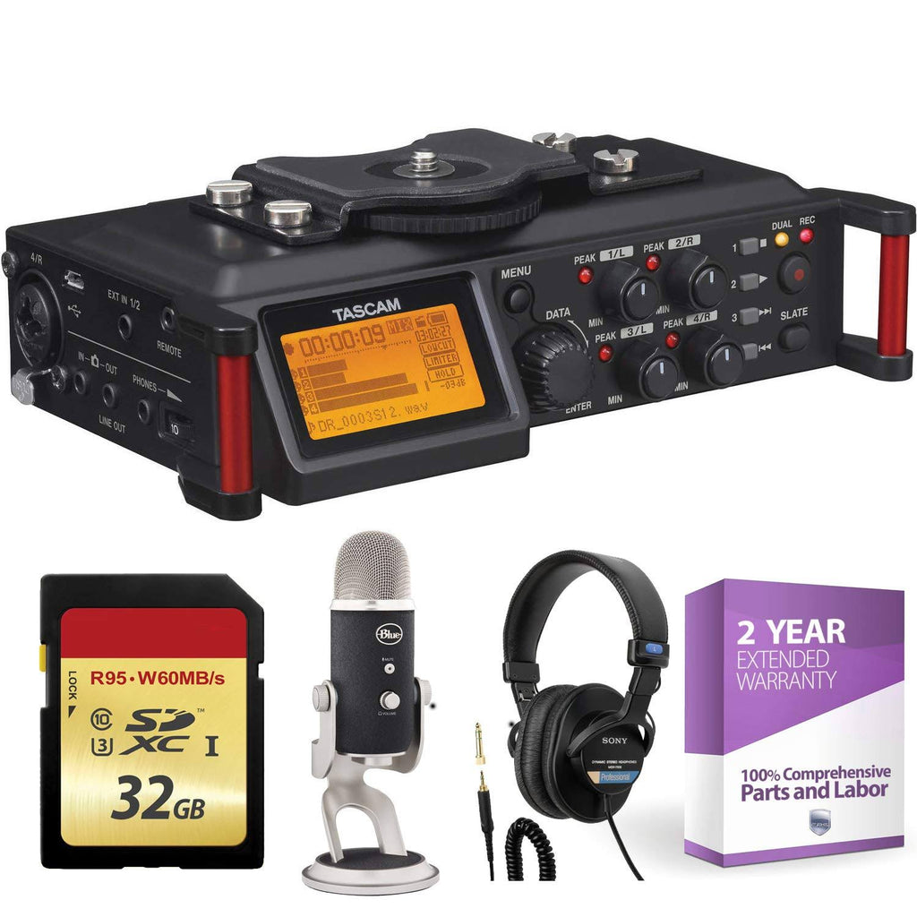 4-Channel Audio Recording Device with 32GB Memory Card Y814420
