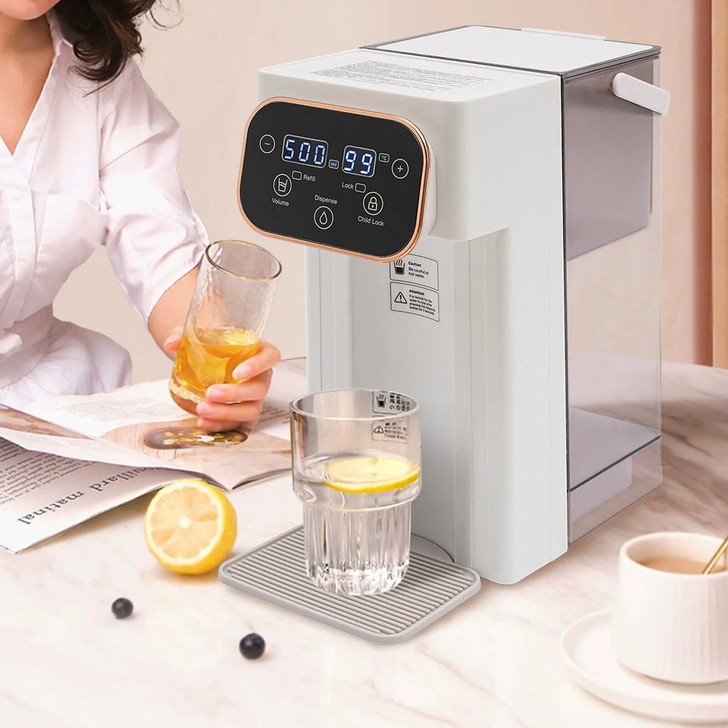1500W Electric Kettle Hot Water Dispenser with Filter LCD Panel S408298