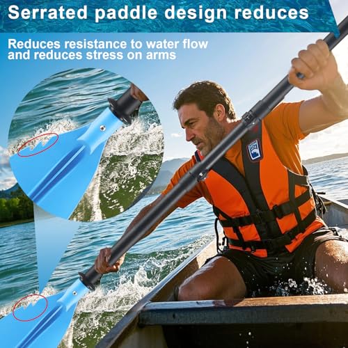 4 Piece Telescopic Kayak Paddle J2716