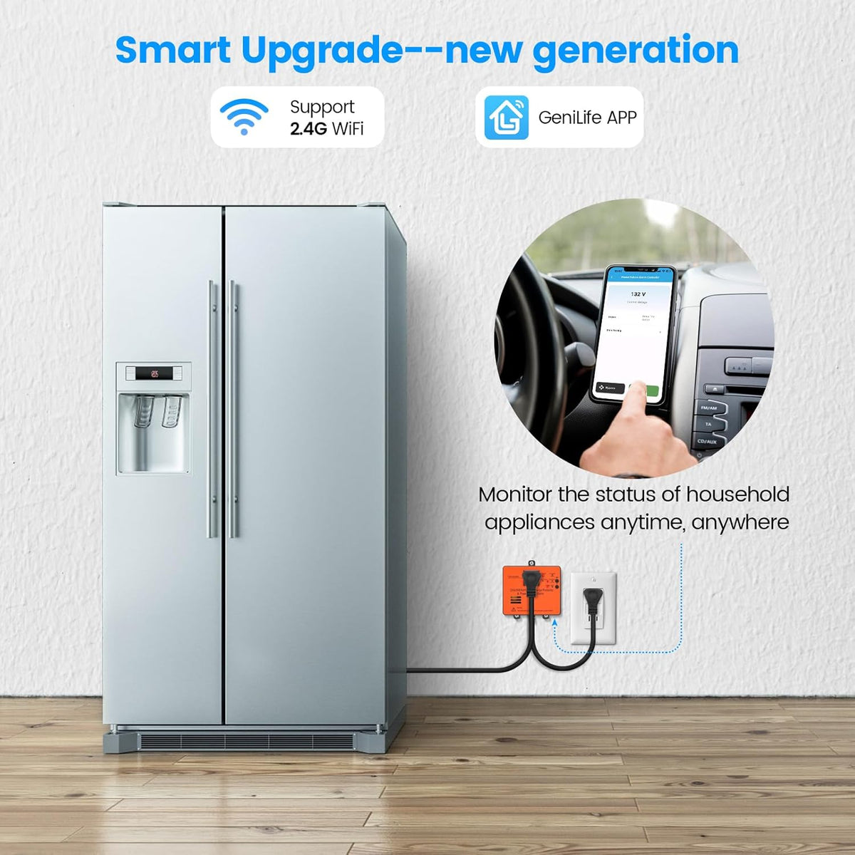 Smart Power Failure Alarm with Surge Protector U47155
