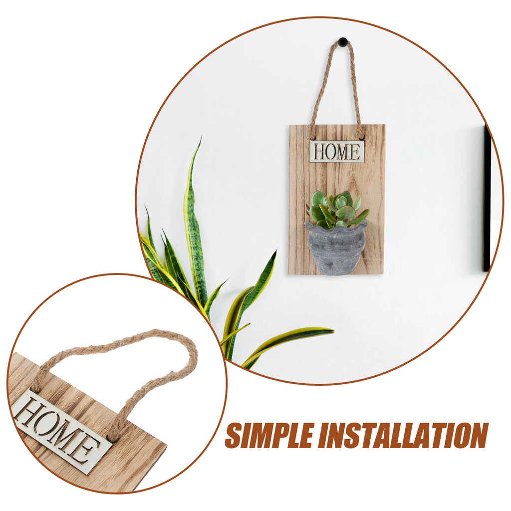 Three-dimensional Flower Pot Wall Hanging Planter Bar H556891
