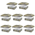 8 Pack White Outdoor Solar LED Post Cap Light U24302