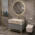 Bathroom Vanity with Sink includes Smart Defog Mirror, Modern Bathroom Sink Cabinet, Large Capacity Storage Space (48") Z544