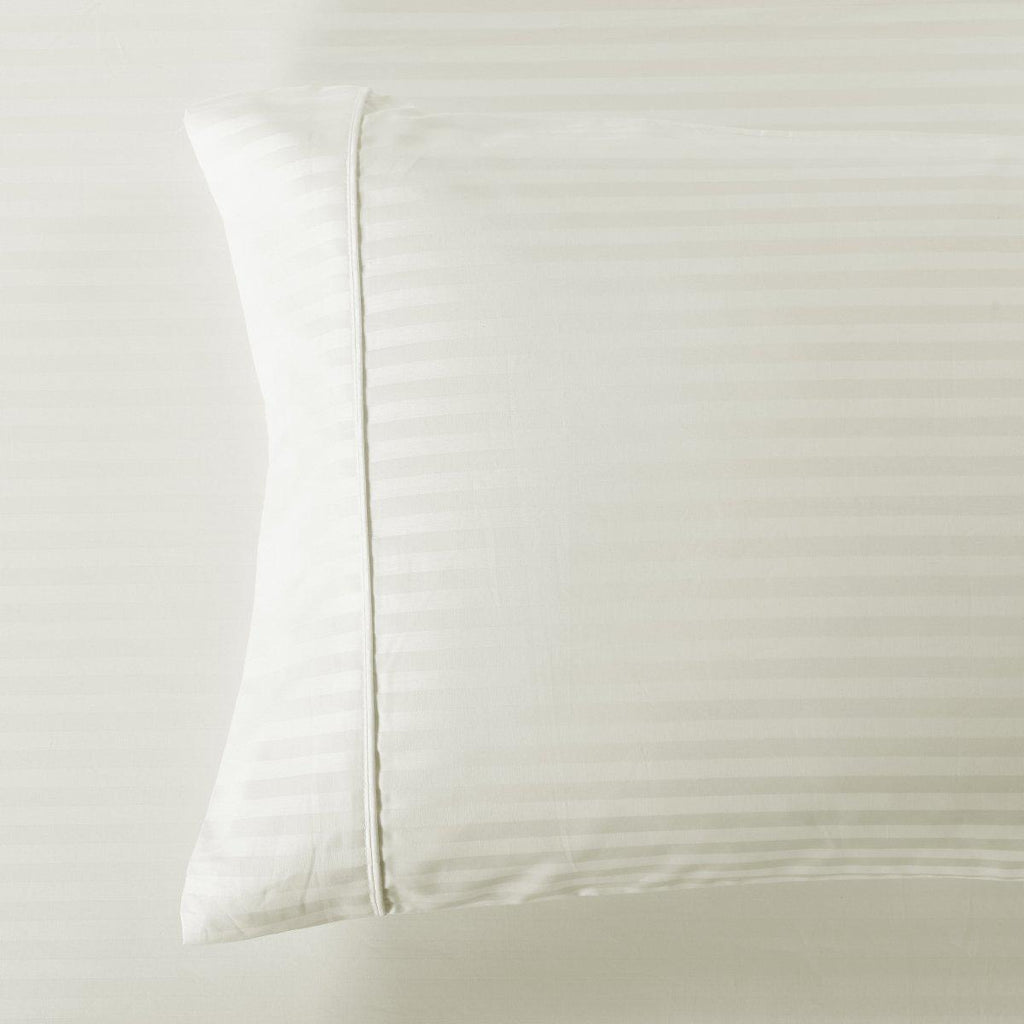Damask Stripe 600 Thread Count Pillowcases (Pair)