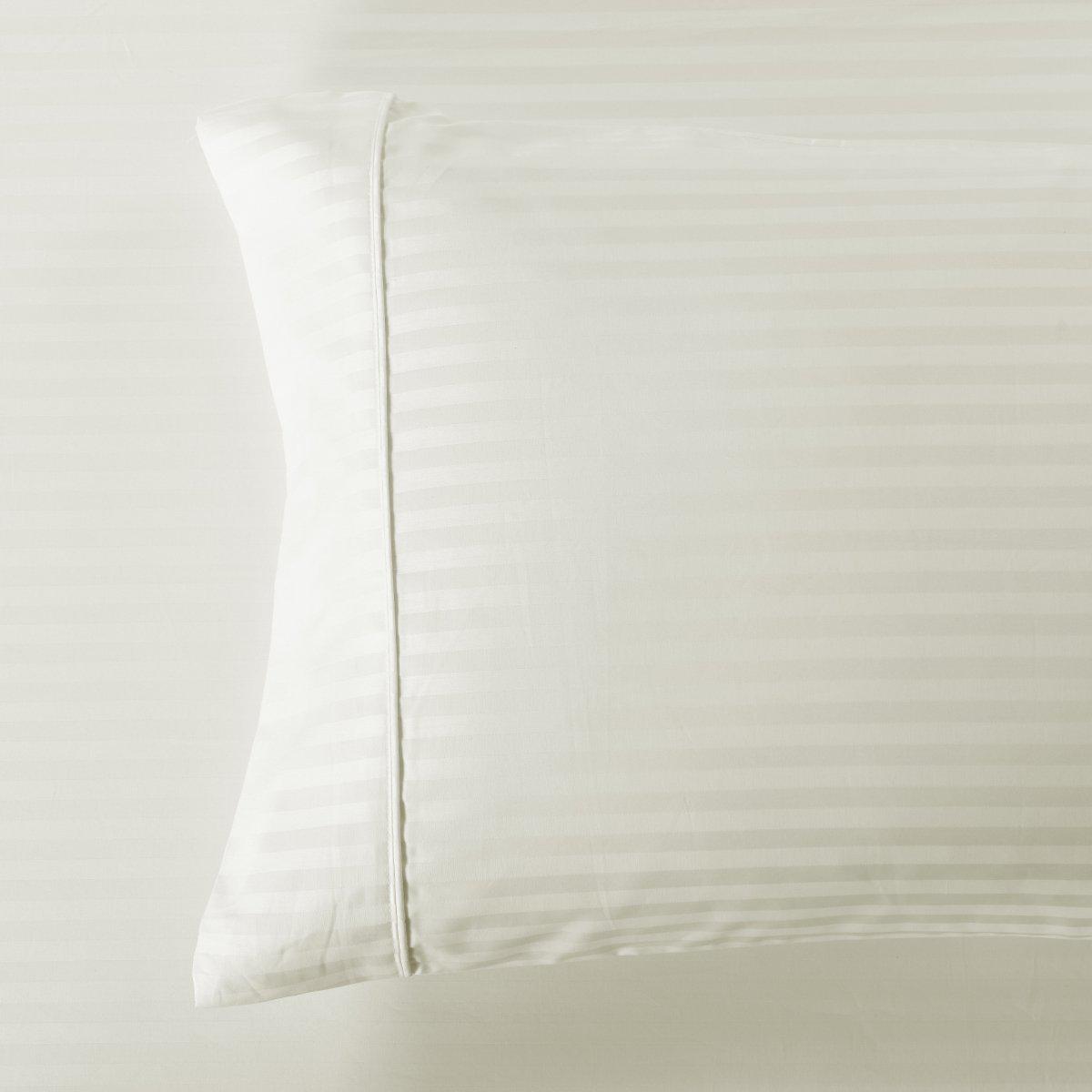 Damask Stripe 600 Thread Count Pillowcases (Pair)