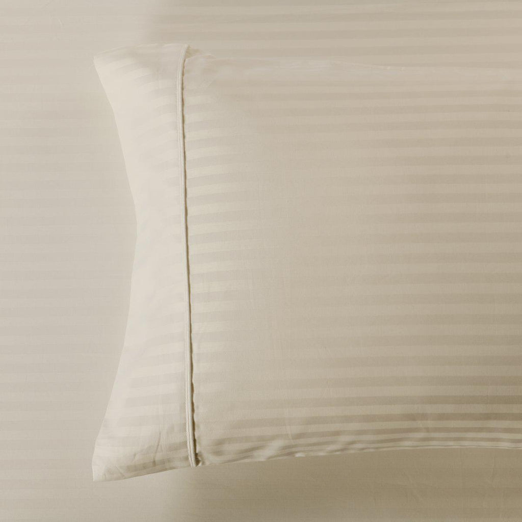 Damask Stripe 600 Thread Count Pillowcases (Pair)