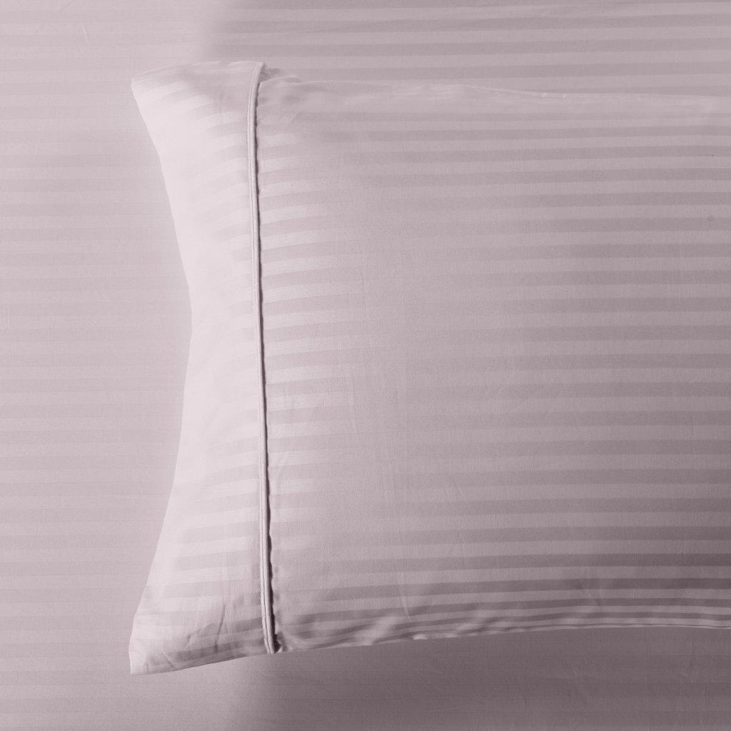 Damask Stripe 600 Thread Count Pillowcases (Pair)