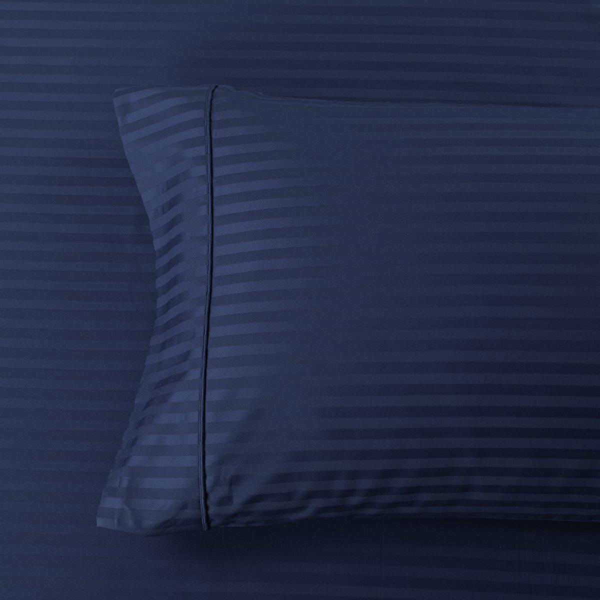 Damask Stripe 600 Thread Count Pillowcases (Pair)