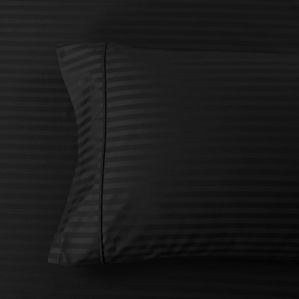 Damask Stripe 600 Thread Count Pillowcases (Pair)