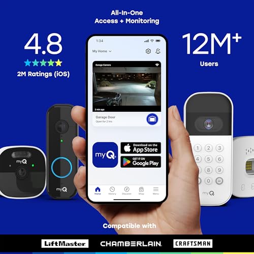 Black 2K Video Doorbell with Battery/Wired G7216