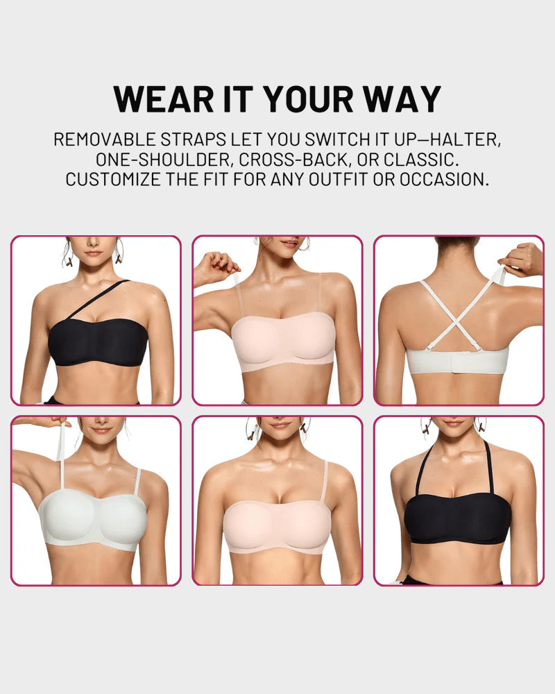 Convertible Wireless Push-Up Bra