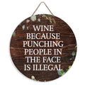 Distressed Wood Wall Sign 12x12 Inch D172