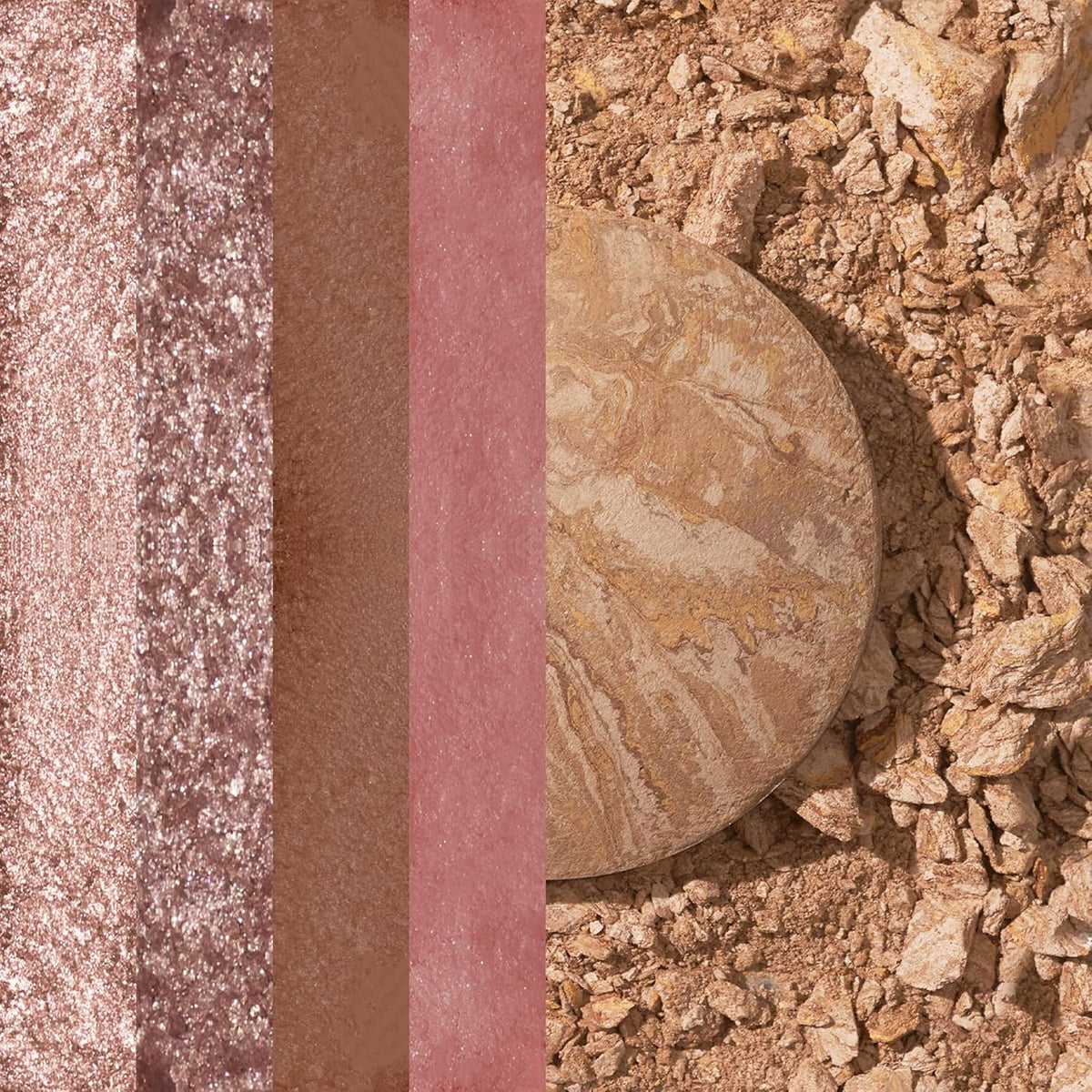Baked Powder Foundation, Medium + Baked Eyeshadow Quad T863957