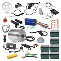 72V 3000W Brushless Motor Kit with LCD Display V14360