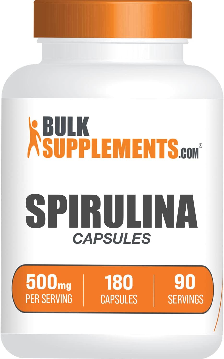 Spirulina Capsules 500mg, 180 Capsules M241363