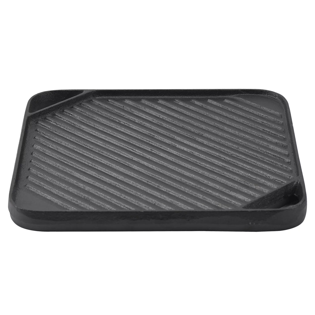 10.4" Square Pre-seasoned Cast Iron Reversible Grill Griddle C789914