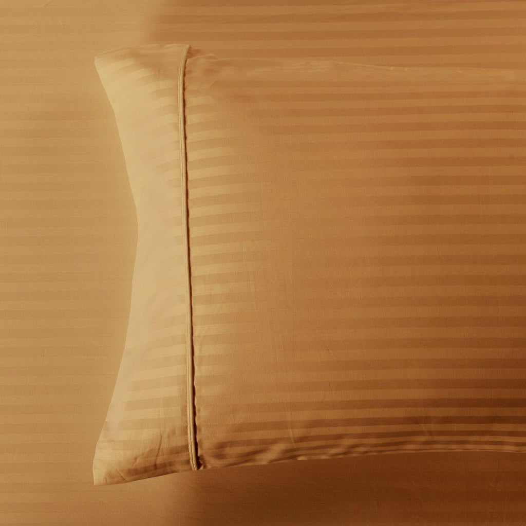 Damask Stripe 600 Thread Count Pillowcases (Pair)