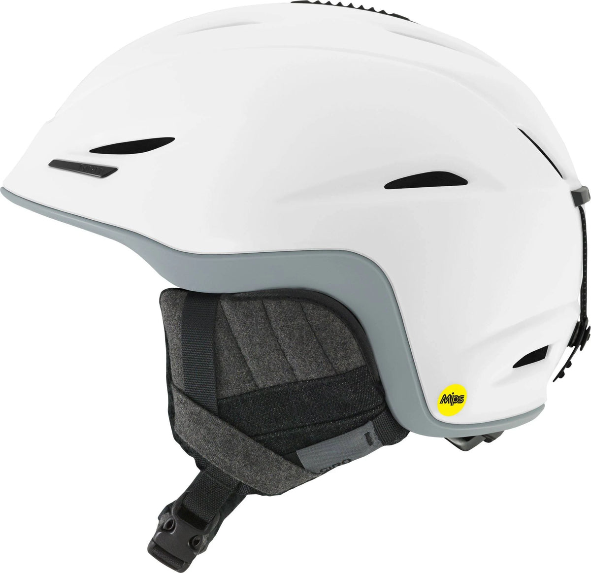 Medium Matte White Snow Helmet D1833