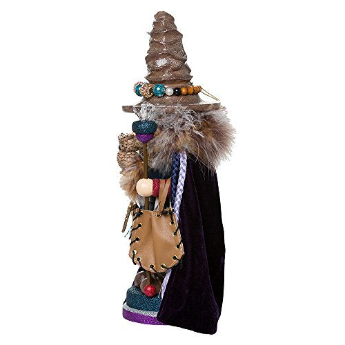 15" Hollywood Wizard Nutcracker with Owl E75179