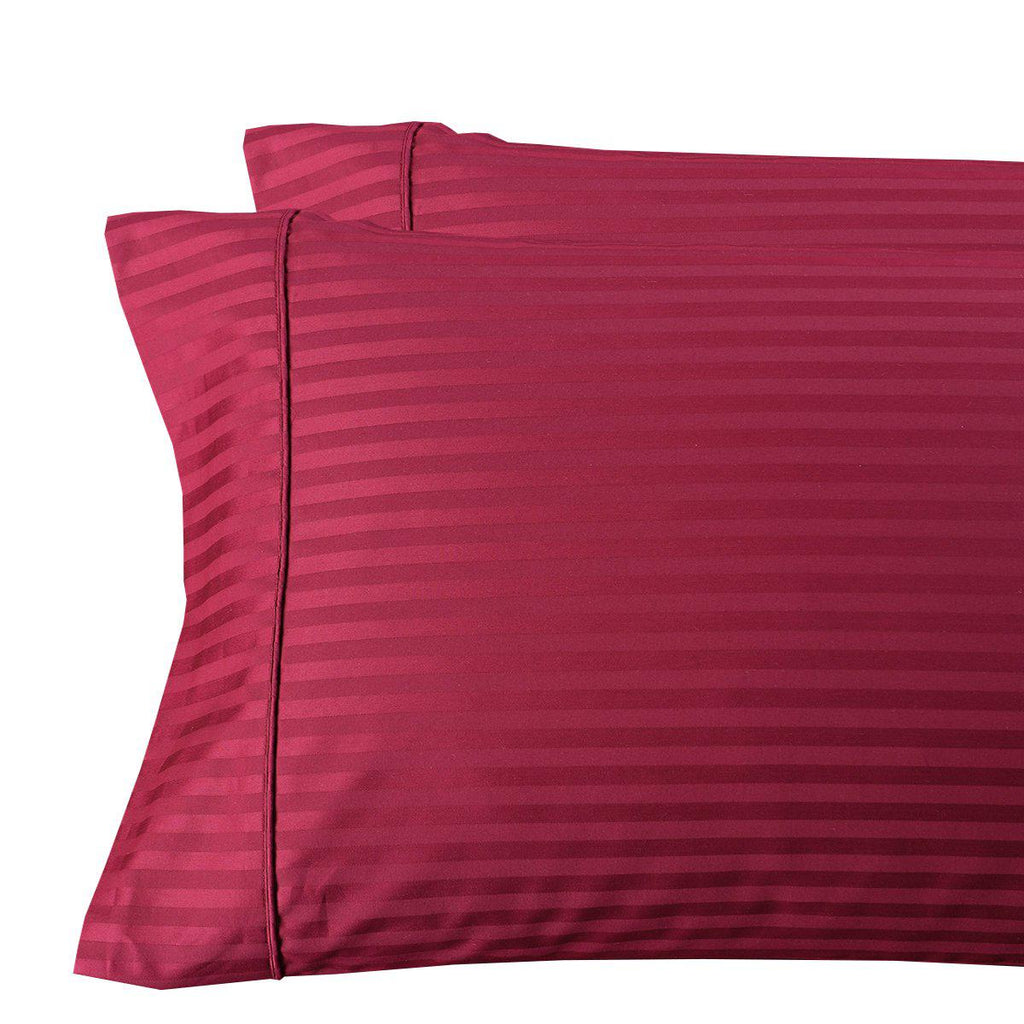 Damask Stripe 300 Thread Count Pillowcases
