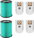 5-Layer Filter for Wet Dry Vac (2 Filters 4 Bags) B395362