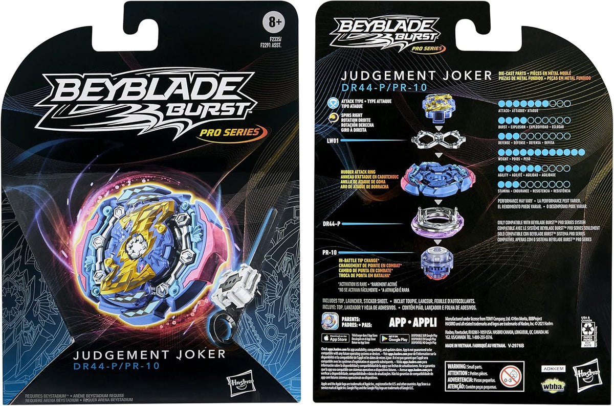 Beyblade Burst Pro Series Judgement Joker Spinning Top Starter Pack R758984