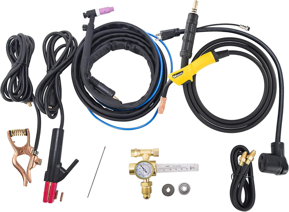 200 Amp Inverter Multi Process Welder Dual Voltage 220V/110V Mig Tig Arc Stick 3 in 1 Welding Machine X37227
