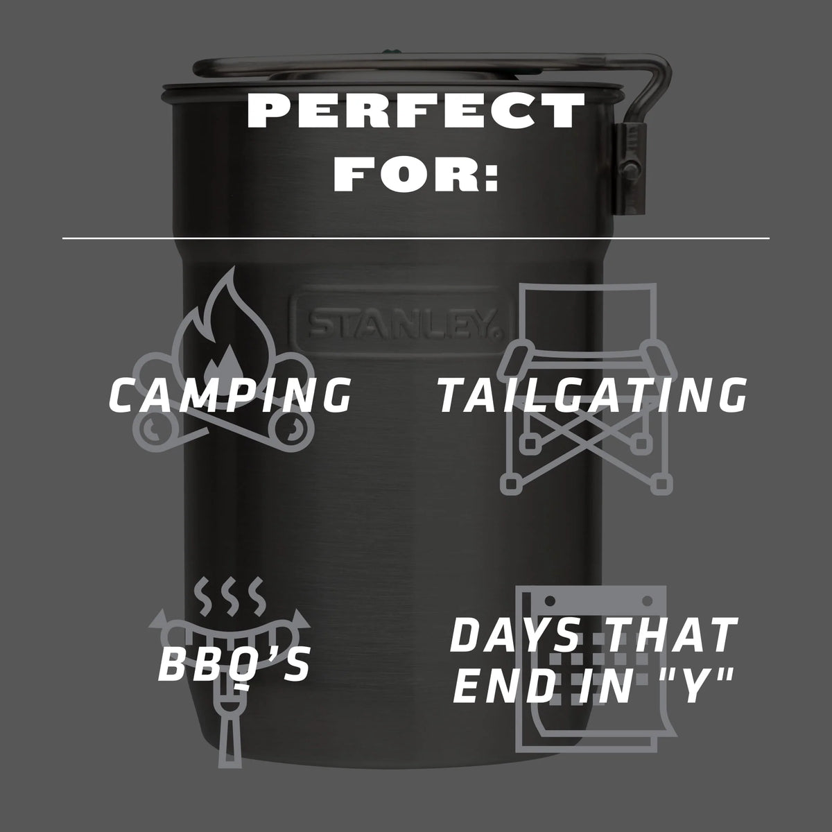 Stainless Steel Camping Cookware Set I85327