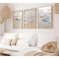 Beach Wall Art Canvas Prints Unframed 12x16 Inch Set of 3 D606037