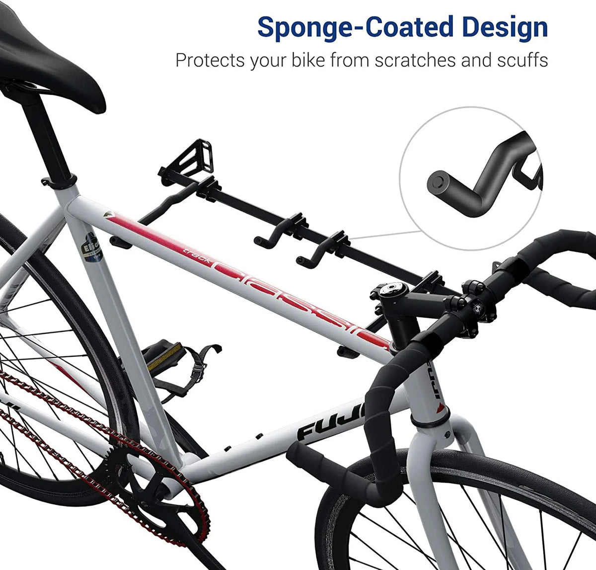 Heavy-Duty Wall Mount 6-Bike Storage Rack B2994