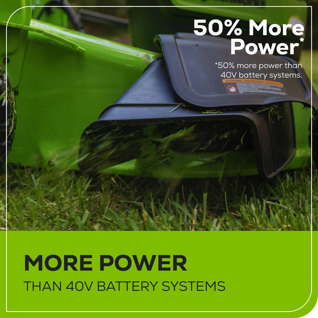 60V 21 Self Propelled Lawn Mower with 8.0 Ah Battery & Rapid Charger Y255310