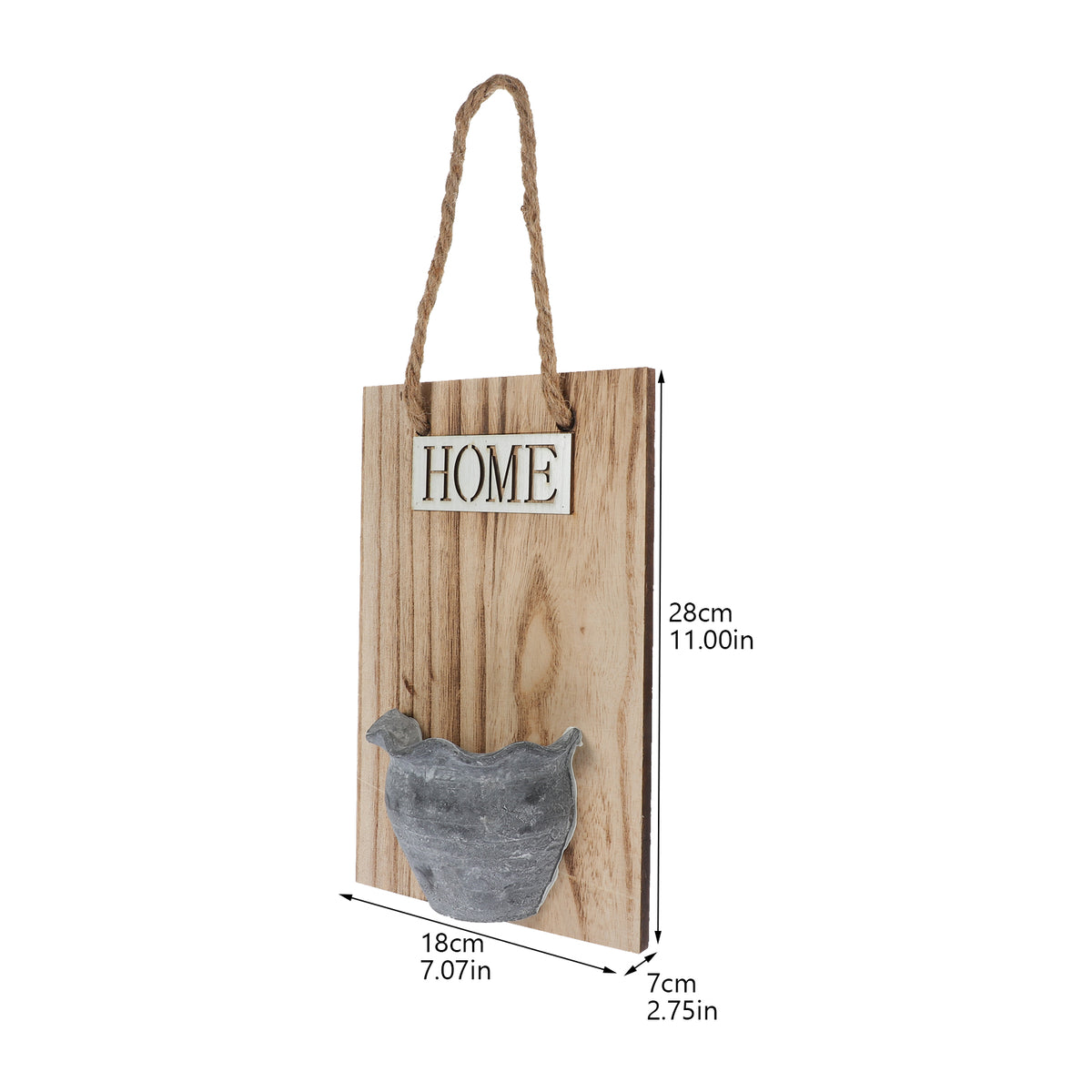 Three-dimensional Flower Pot Wall Hanging Planter Bar H556891