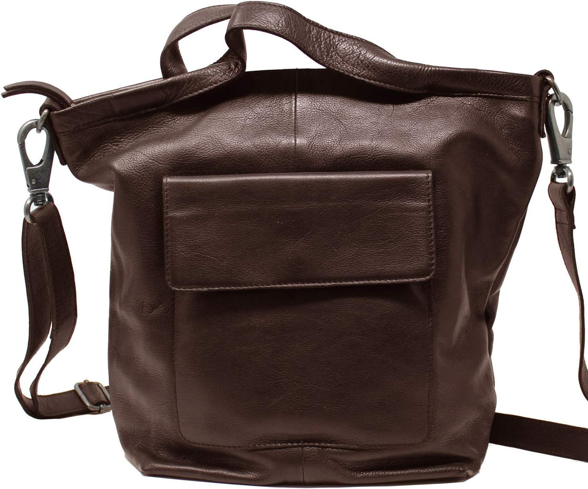 Brown Leather Tote Bag B298346