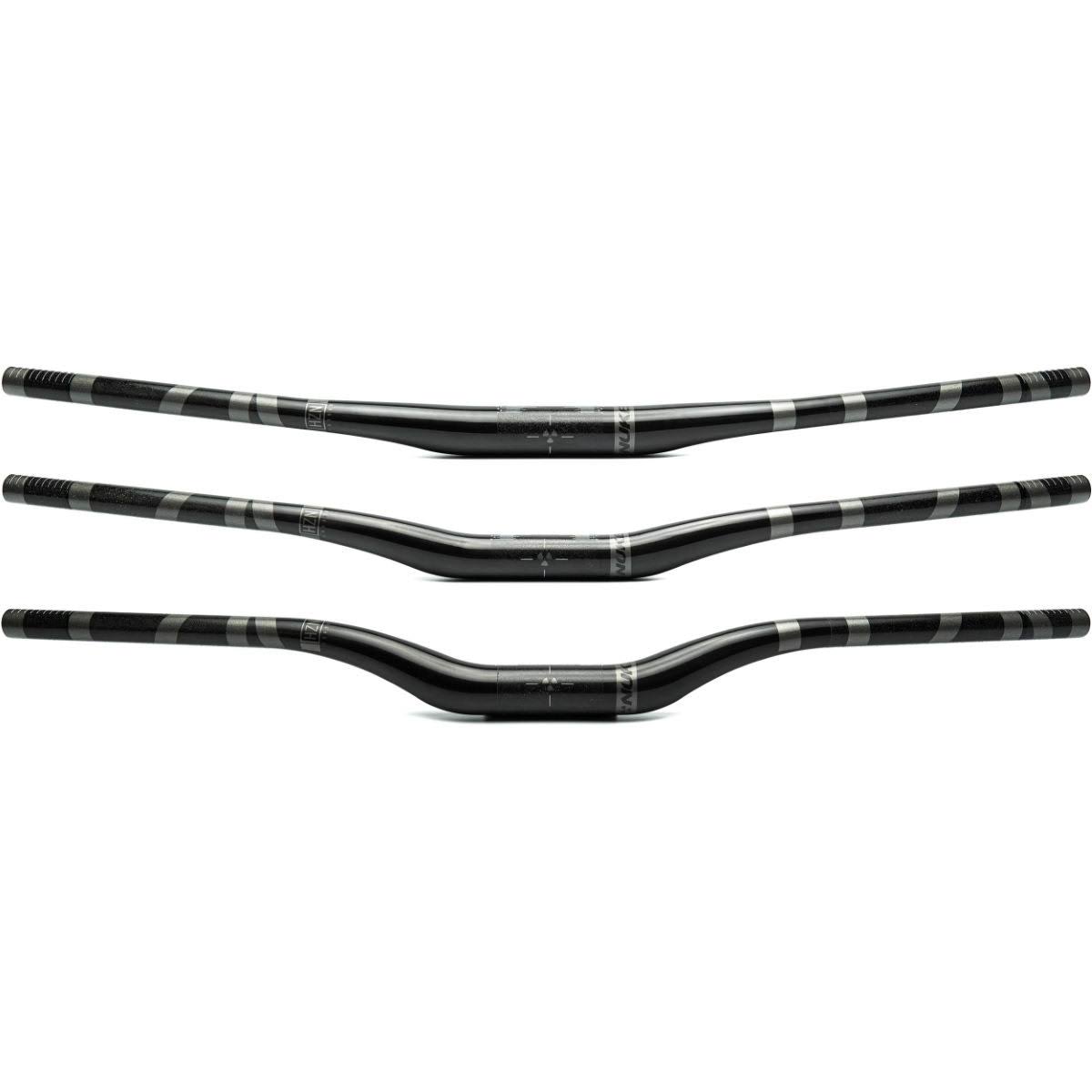 Black 31.8mm 800mm x 25mm Carbon Riser Handlebars M316008
