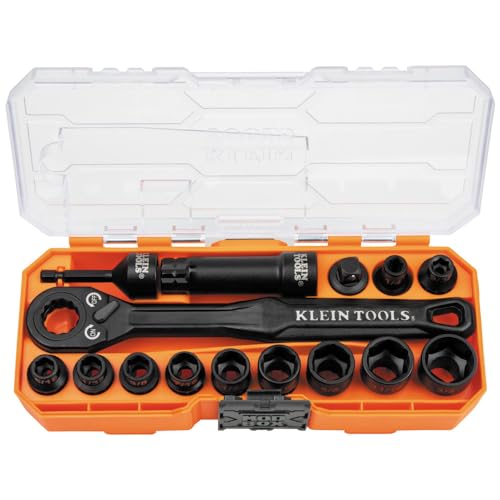 15-Piece Pass Through Socket Set with Case H2743