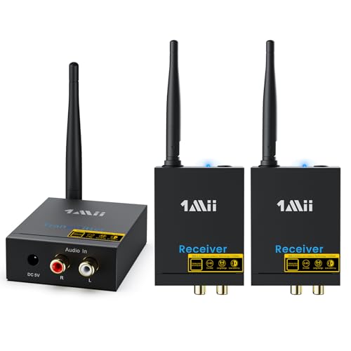 2.4Ghz Wireless Audio Transmitter Receiver with RCA Out/Input Y191