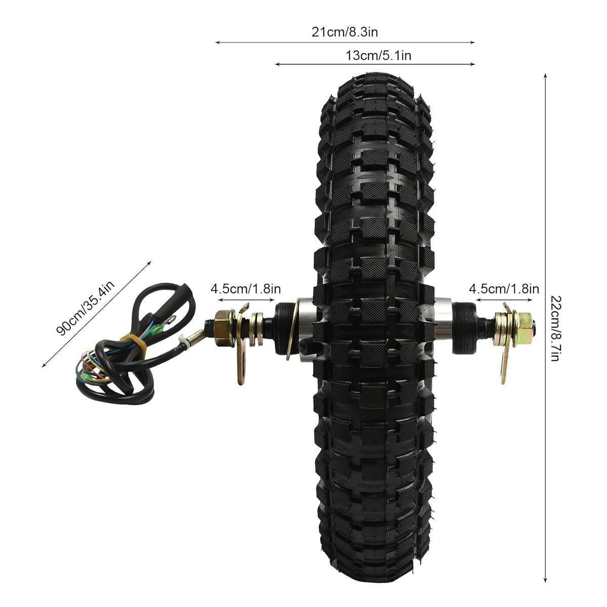 12" 36V 350W Brushless Electric Scooter Hub Motor Kit K253